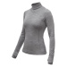 SENSOR MERINO BOLD dámske tričko dl.rukáv roll neck cool gray