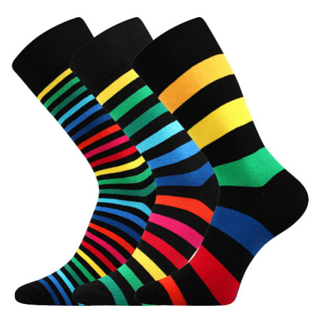 VoXX Ponožky Lonka Deline II mix farebné s čiernou, 3 páry