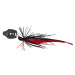 Savage gear gumová nástraha crazy swim jig sinking black n red - 12,5 cm 14,5 g