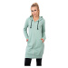 Women's long hoodie Kesi - dark mint