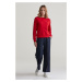 MIKINA GANT SHIELD C-NECK SWEAT RUBY RED