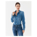 Guess džínsová košeľa W3YH72 D52R1 Modrá Regular Fit
