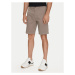 Boss Bavlnené šortky Chino-Slim-Shorts 50513035 Hnedá Slim Fit