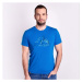 PROGRESS PIONEER TEEPEE Pánske tričko s bambusom, modrá, veľkosť