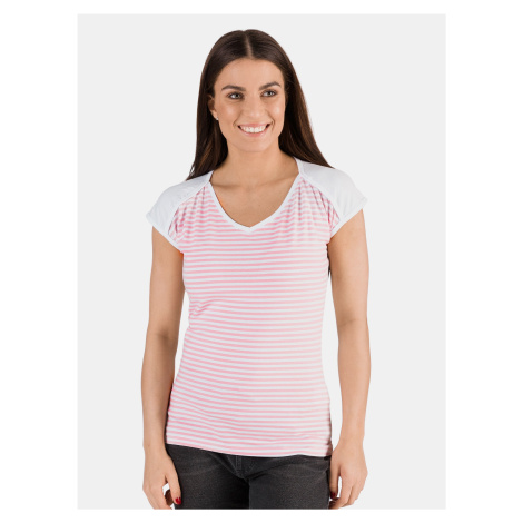 SAM73 Pink & White Women Striped T-Shirt SAM 73 Jonna - Ladies