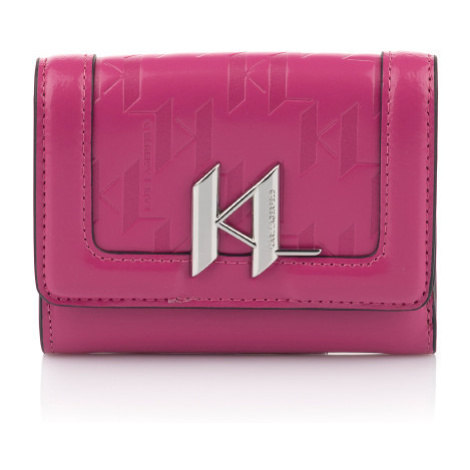 Peňaženka Karl Lagerfeld K/Saddle Chain Md Tri-Fold Wt Fuchsia3