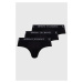 Slipy Armani Exchange 3-pak pánske, čierna farba