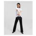 Tričko Karl Lagerfeld Ikonik 2.0 Oversize T-Shirt Biela