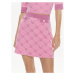 Liu Jo Mini sukňa MA4216 MA49I Ružová Slim Fit