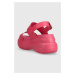 Sandále Liu Jo JUNE 06 dámske, ružová farba, na platforme, BA3051EX01400497