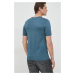 Bavlnené tričko BOSS pánsky, tmavomodrá farba, jednofarebný, 50468395