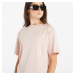 Tričko Karl Kani Small Signature Pinstripe Os Tee Dusty Rose/ White