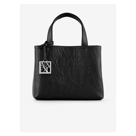 Black patterned handbag Armani Exchange - Women