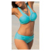 Nebesky modré push-up bikiny Amina M-658 (7)