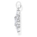 Thomas Sabo PE963-051-14 Silver pendant with white stones