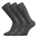 Lonka Despok Pánske spoločenské ponožky - 3 páry BM000001175100100280 antracit melé