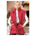 Z6747 DEWBERRY WOMEN'S VEST-PLAIN BURGUNDY