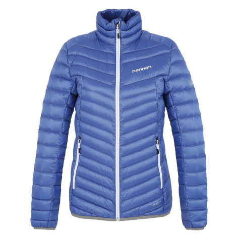 Women's lightweight insulated down jacket Hannah AYLA dazzling blue stripe