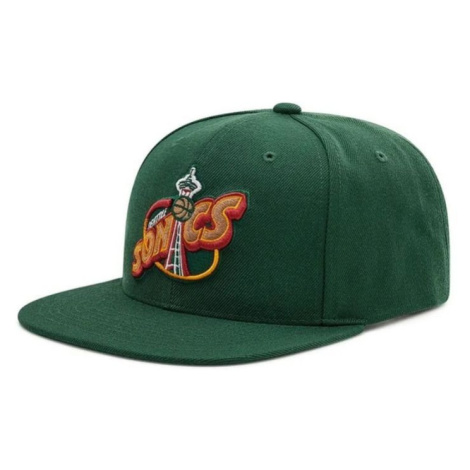 Mitchell & Ness NBA Team Ground 2.0 Snapback Cap HWC Seattle Supersonic HHSS3258-SSUYYPPPGREN