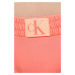 Plavkové nohavičky Calvin Klein oranžová farba