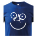 Dětské tričko cyklo úsmev pre lepšiu náladu
