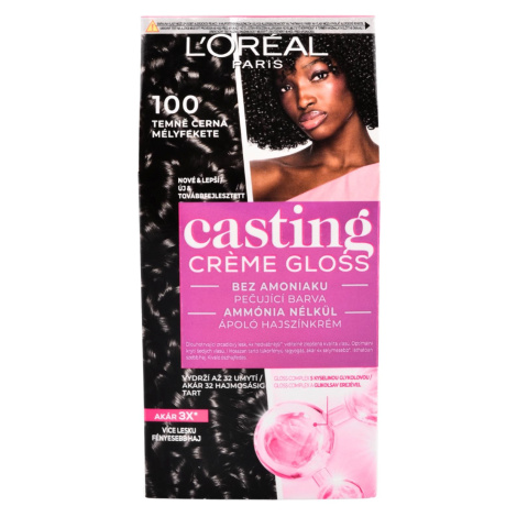 Preliv bez amoniaku Loréal Casting Créme Gloss - 100 temne čierna - L’Oréal Paris + darček zadar