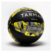 Basketbalová lopta veľkosti 5 - R500 čierno-sivo-žltá