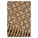 ŠÁL GANT G PATTERN WOVEN SCARF WARM KHAKI