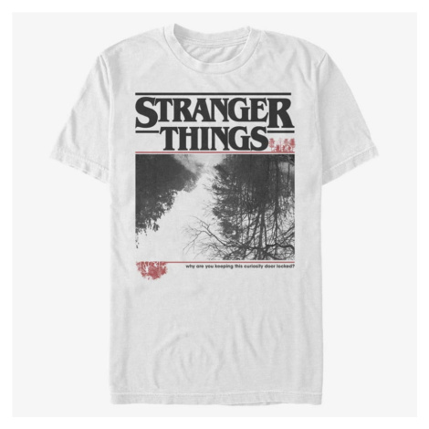 Queens Netflix Stranger Things - Upside Photo Men's T-Shirt White
