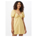Abercrombie & Fitch Letné šaty  žltá / biela