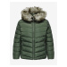 Green women's quilted jacket ONLY CARMAKOMA New Ellan - Women
