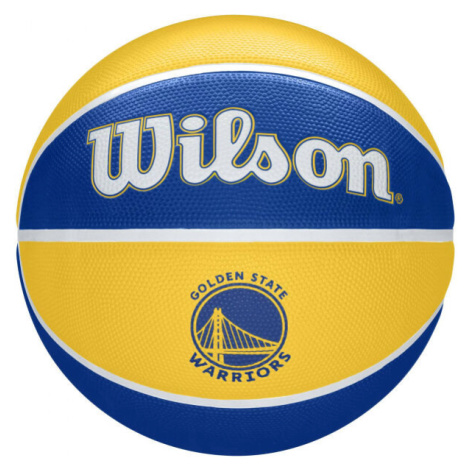 Wilson NBA TEAM TRIBUTE WARRIORS Basketbalová lopta, modrá, veľkosť