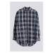 KOŠEĽA GANT D2. RELAXED CHECK FLANNEL SHIRT EVENING BLUE