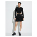 Koton Pleated Mini Skirt Chain Detail Normal Waist