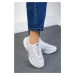 Soho Women's White Sneakers 19007