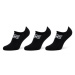 Vans Súprava 3 párov krátkych pánskych ponožiek Classic Kick VN000F0ZBLK1 Čierna