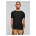 Eco-friendly fitted stretch T-shirt in black