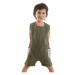 Denokids Baby Boy Child Green Muslin Overalls