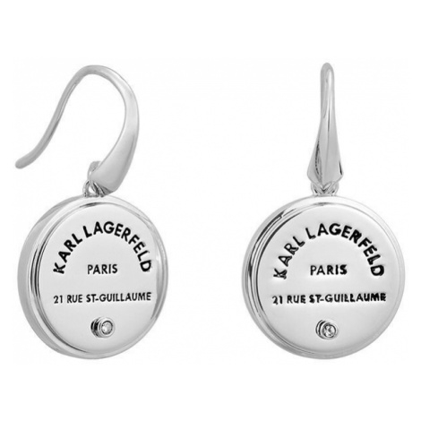Karl Lagerfeld Slušivé náušnice s výrazným logom