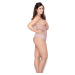 Sťahovacie body Glam string pink - MITEX