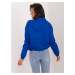 MODRÁ MIKINA NA ZIPS -RV-BL-8855.20-COBALT