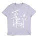 EINSTEIN & NEWTON Tričko 'Moon'  levanduľová / biela