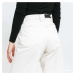 Kalhoty Urban Classics Ladies High Waist Wide Leg Cropped Denim Pants White