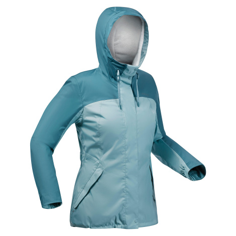 Dámska nepremokavá zimná bunda na turistiku SH500 do -10 °C QUECHUA