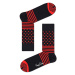 Ponožky Happy Socks (2-pak) dámske, čierna farba
