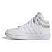 Dámska rekreačná obuv ADIDAS Hoops 3.0 Mid cloud white cloud white gold metallic