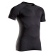 Pánske bežecké tričko Run 500 Comfort Skin bez švov čierne