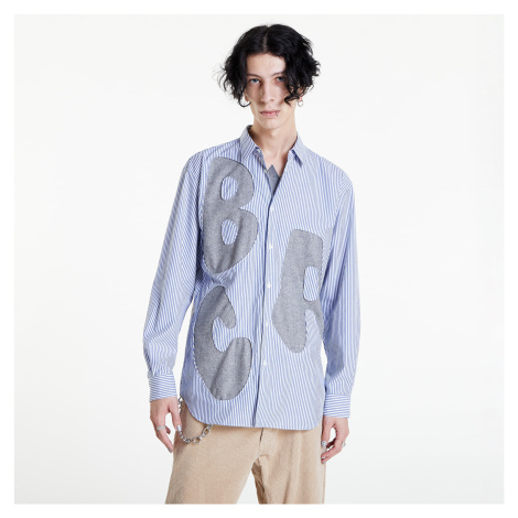 Košeľa Comme Des Garçons SHIRT Mens Shirt Woven Striped White / Blue L