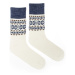Vlnené ponožky Vlnáč Dvojvločka modrohnedý