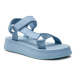 Calvin Klein Jeans Sandále Sandal Velcro Webbing Dc YW0YW01353 Modrá